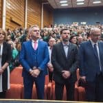 Tarzhestvena promotsia na Vipusk 2025 496 absolventi na FOZ poluchiha svoite diplomi, obshta snimka 9