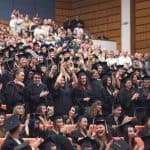 Tarzhestvena promotsia na Vipusk 2025 496 absolventi na FOZ poluchiha svoite diplomi, snimka na absolventi