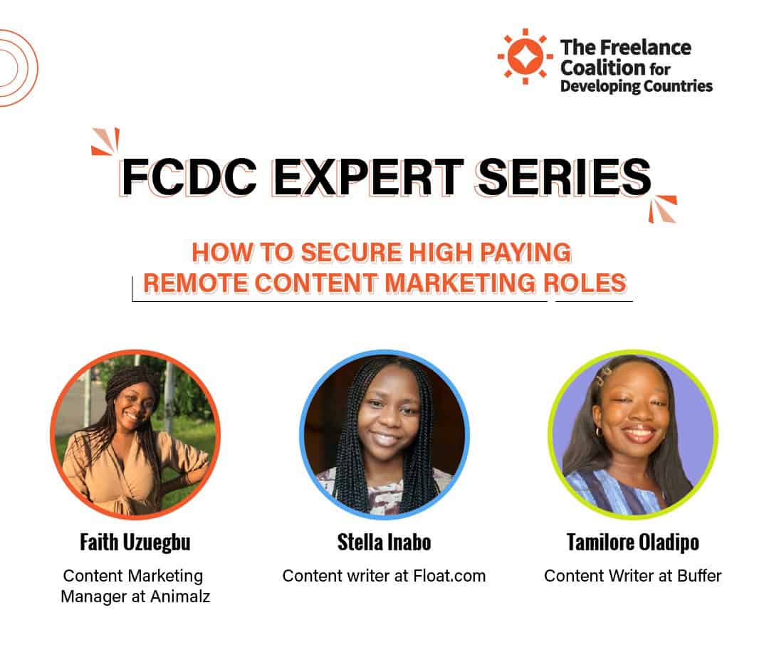 How to secure high paying remote content marketing roles
