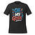 Black T-shirt with "Oh My Gosh!" graphic design in red, blue, and white.