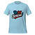 Light blue T-shirt with "Yo Soy Boricua!" slogan in bold colors.