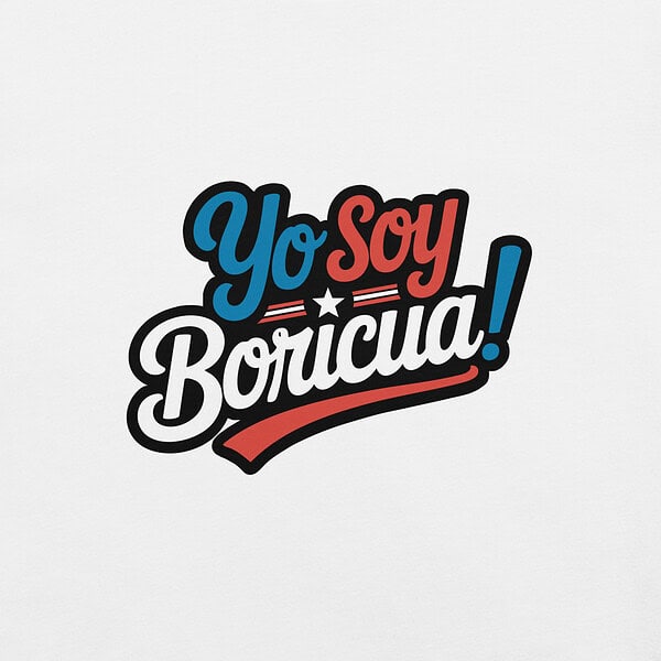 Boricua Pride Logo "Yo Soy Boricua" logo celebrating Puerto Rican identity and pride.