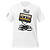 White T-shirt featuring a cassette tape with "Knot the Chorus" text for music lovers.