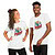 Two diverse young adults wearing 'Sí Se Puede!' T-shirts smiling together.