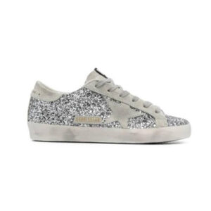 Golden Goose Super-Star Gray Glitter