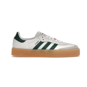 Adidas Sambae White Collegiate Green Gum (Women's)