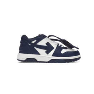 OFF-WHITE Out Of Office "OOO" Low Tops Dark Blue White