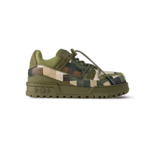 Louis Vuitton LV Trainer Maxi Sneaker Green Damoflage Damier
