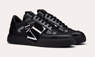 Valentino Garavani VL7N Sneaker Low Top Black White Black - Image 3