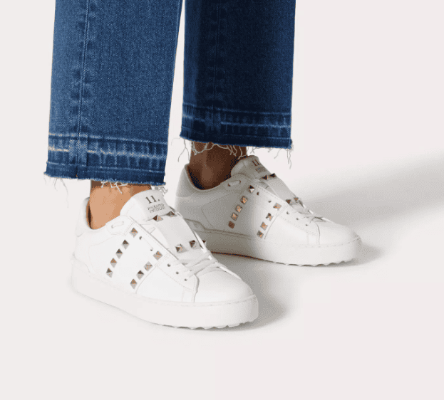 Valentino Rockstud Untitled White Gold - Image 5