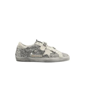 Golden Goose Old School Silver Glitter
