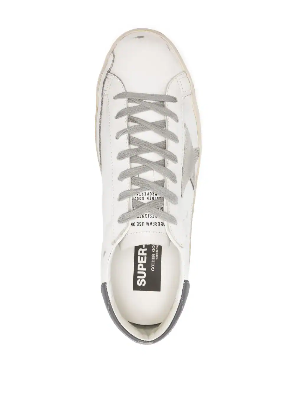 Golden Goose Super-Star Distressed Sneakers - Image 4