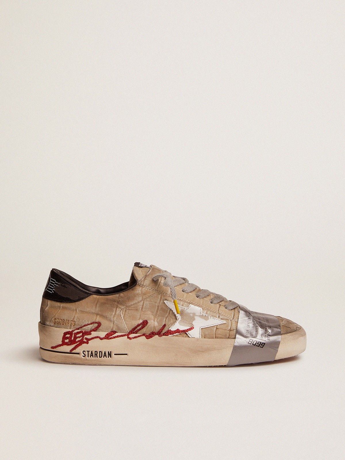 Golden Goose Stardan Sneakers Lab Silver/Biege - Image 2