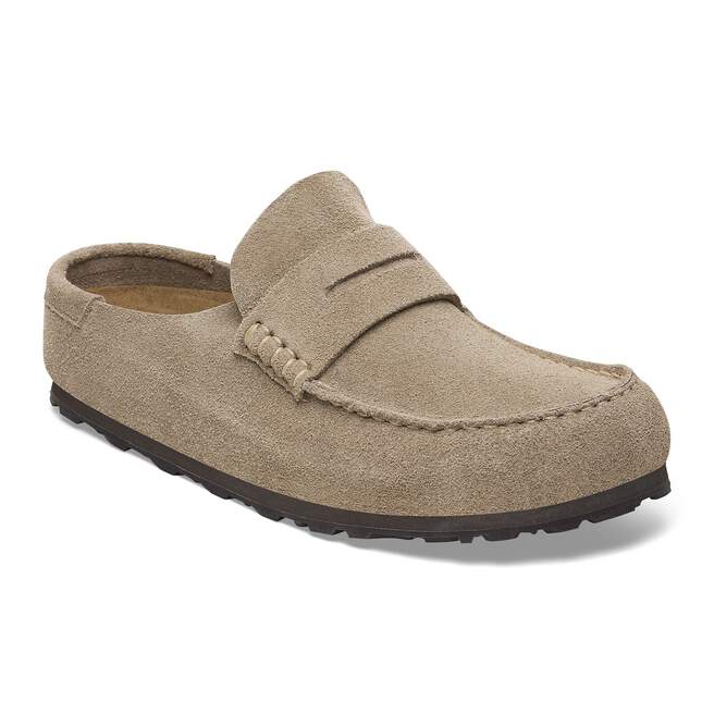 BIRKENSTOCK Naples Wrapped Suede Leather Taupe - Image 6