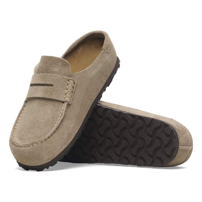 BIRKENSTOCK Naples Wrapped Suede Leather Taupe - Image 3