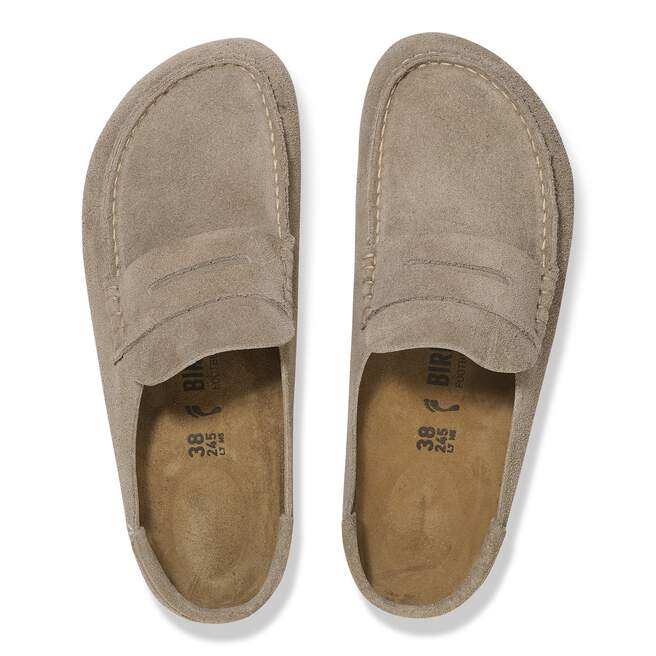 BIRKENSTOCK Naples Wrapped Suede Leather Taupe - Image 5