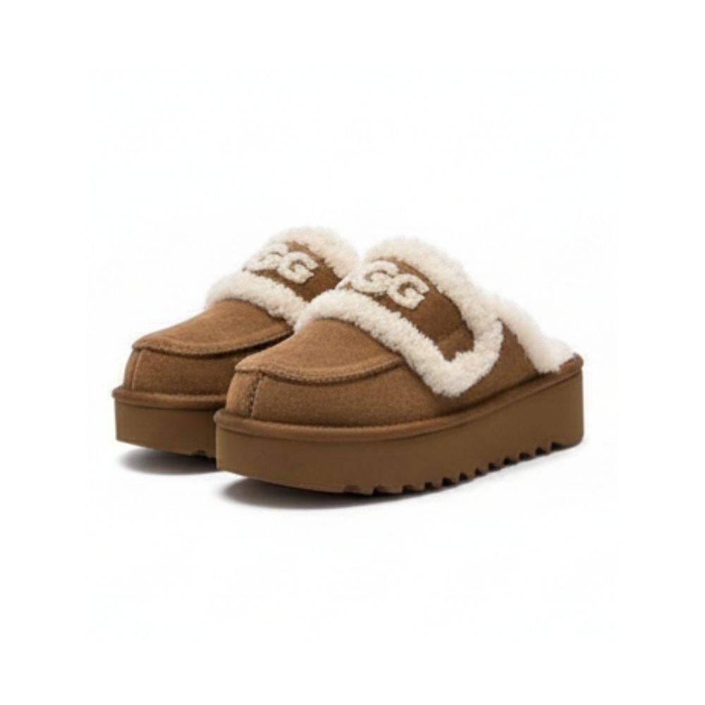 Trisha Fluffy Platform Scuff - Image 2