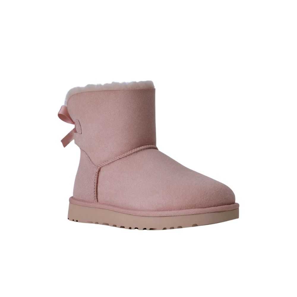 Mini Bailey Bow Boots  Beige Blush - Image 3