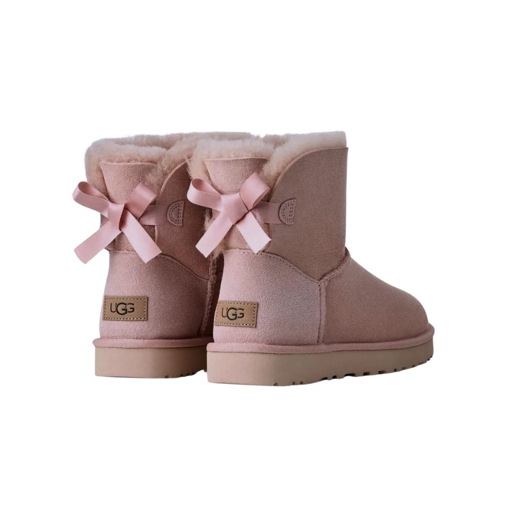Mini Bailey Bow Boots  Beige Blush - Image 2