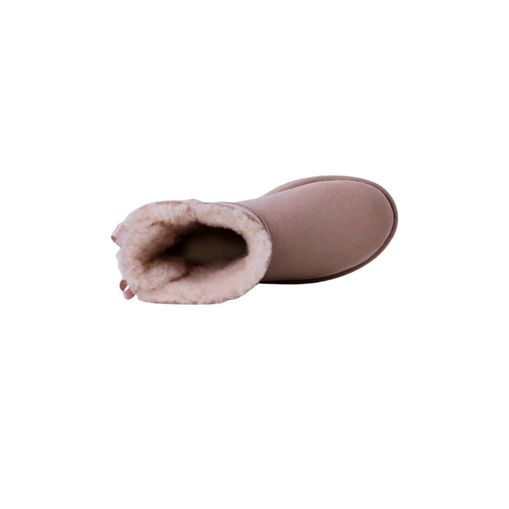 Mini Bailey Bow Boots  Beige Blush - Image 5