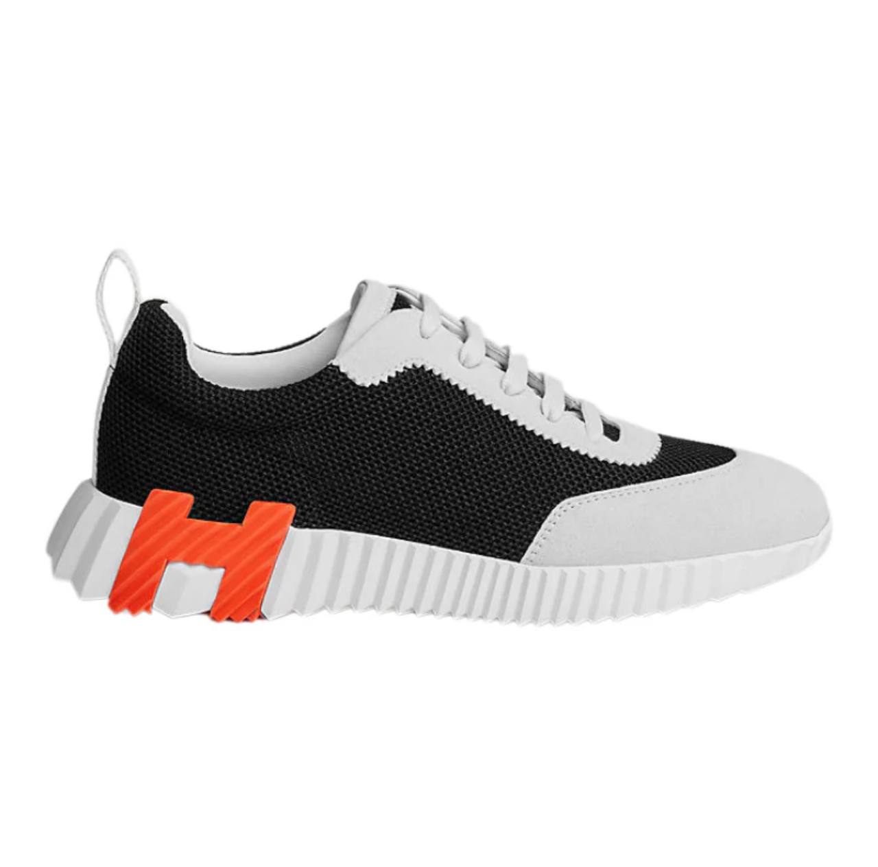 Hermes Bouncing Sneaker Black And White - Image 2