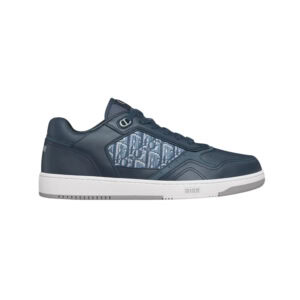 Dior B27 Uptown Low-Top Sneaker – Blue Smooth Calfskin and Blue Dior Oblique Jacquard
