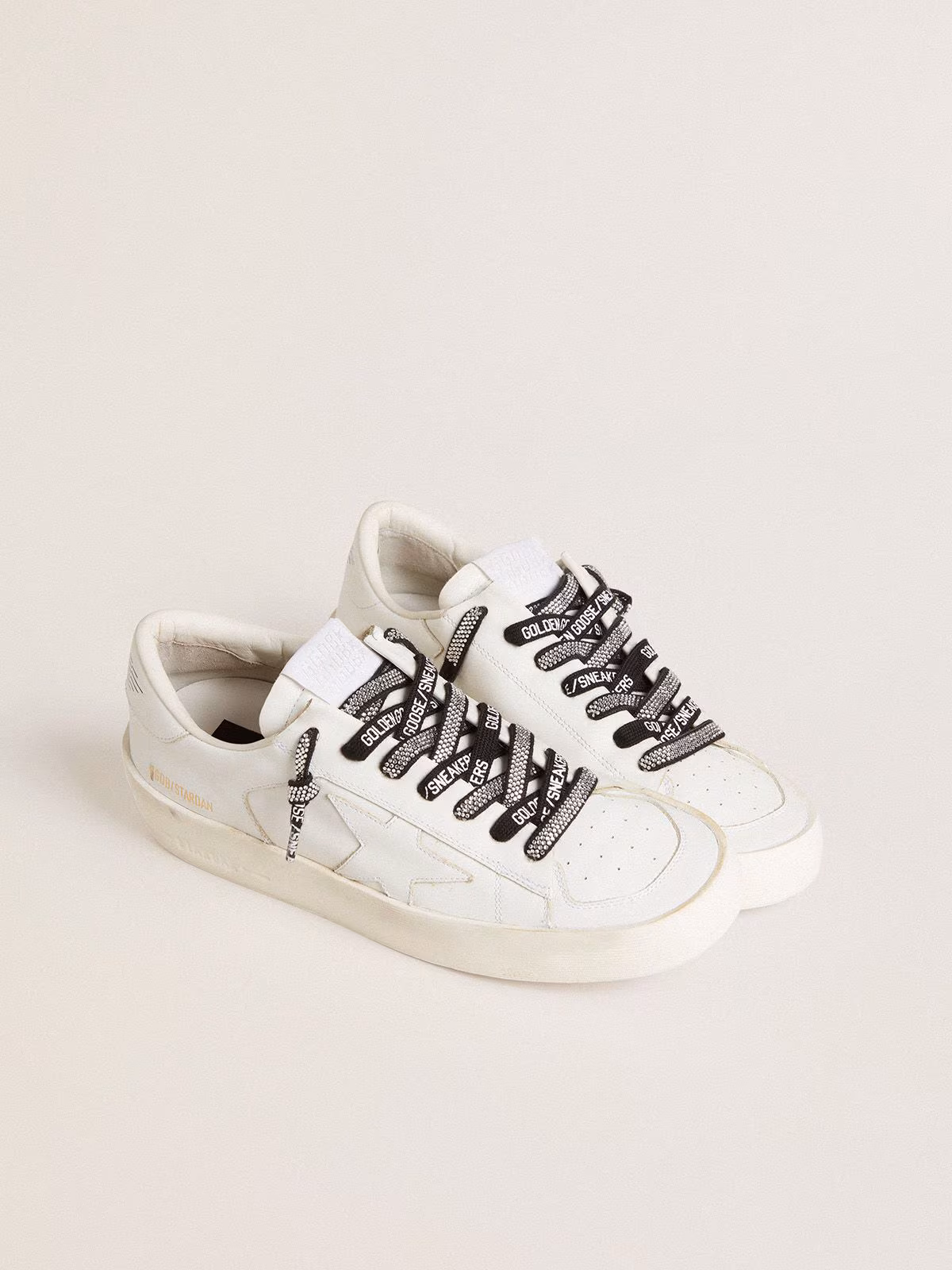 Swarovski Laces With Contrasting White Logo - Image 4