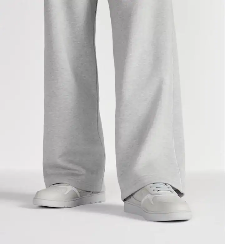 Dior B27 Uptown Low-Top Sneaker Gray Grained Calfskin and Gray Dior Gravity Leather - Image 5