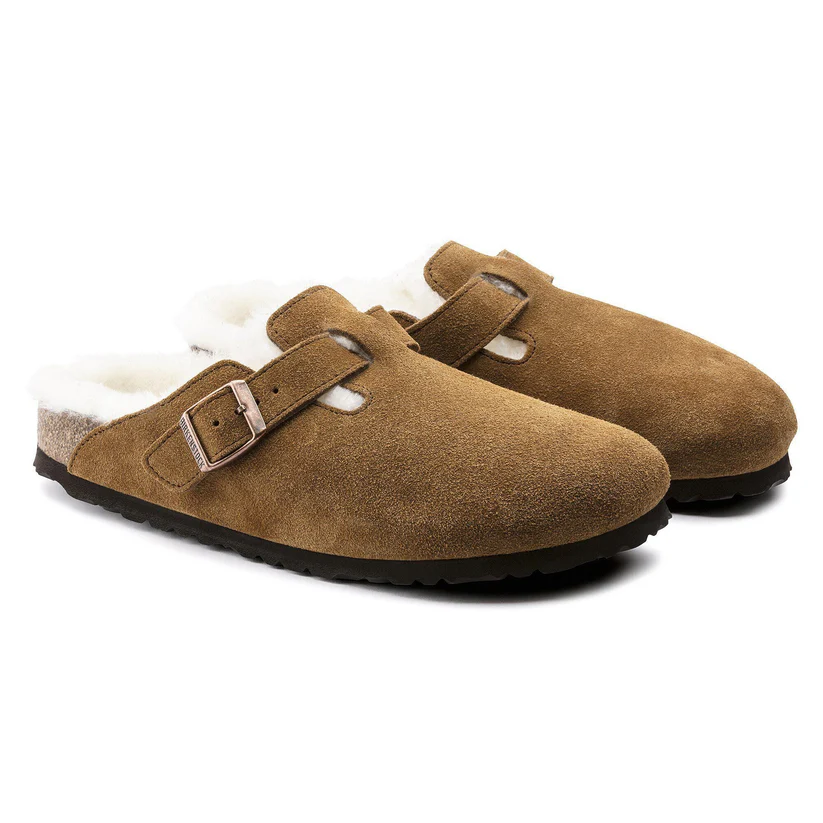 Birkenstock Boston Shearling Suede|Mink - Image 2