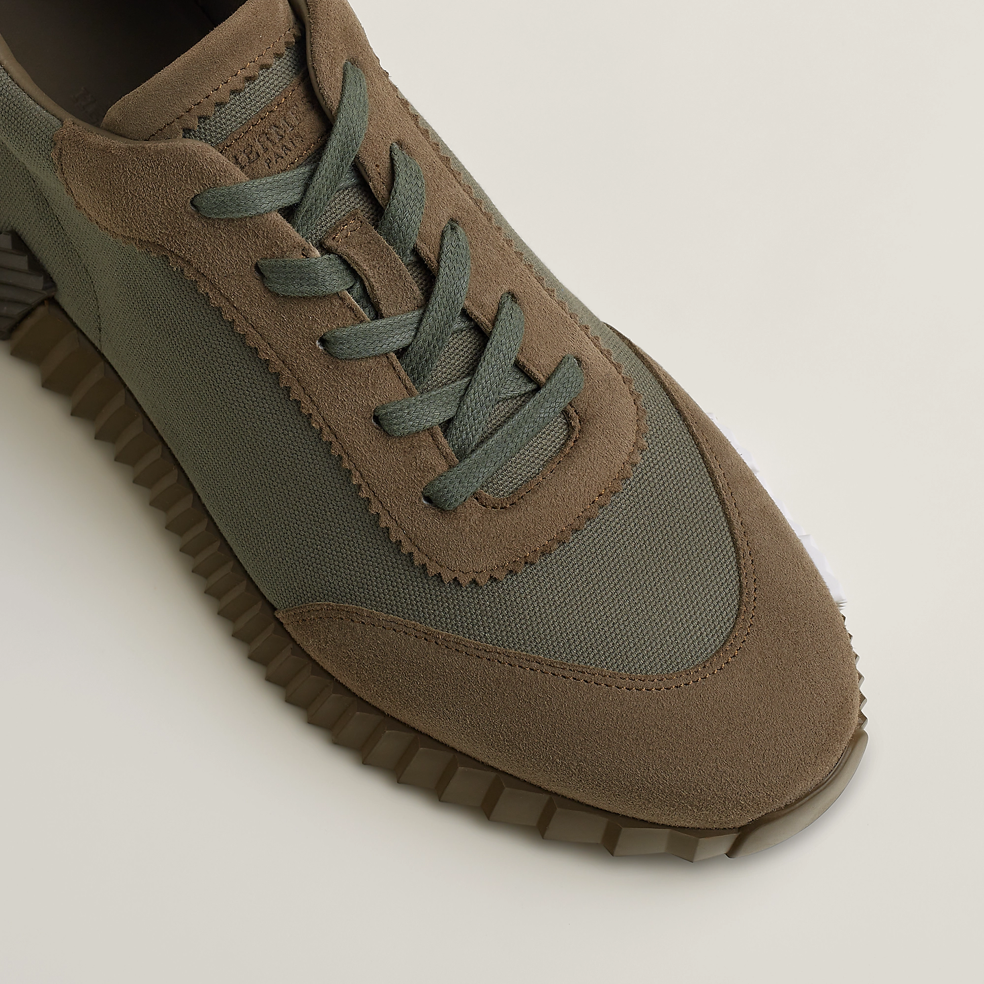 Hermès Bouncing Sneakers Khaki - Image 7