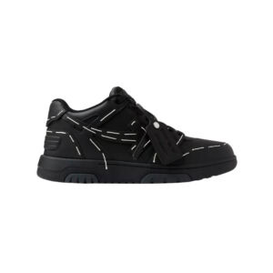OFF-WHITE Out Of Office Low-top Sartorial Stitching Sneakers in Leather