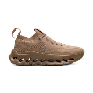 On Running Cloudtilt LOEWE sneakers in dark sand color, stylish and comfortable.