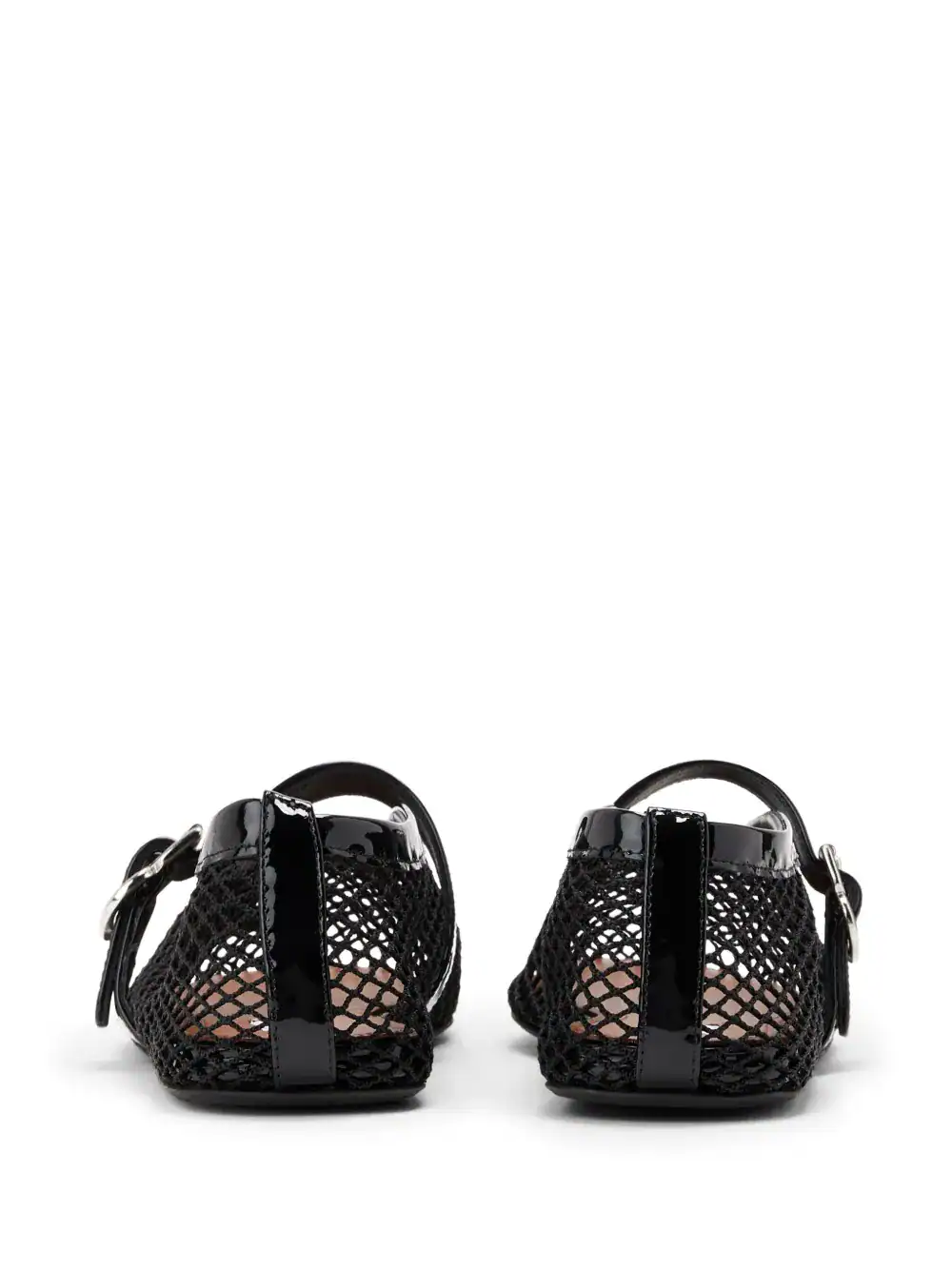 Alaïa Fishnet Ballerina Flats Black - Image 5