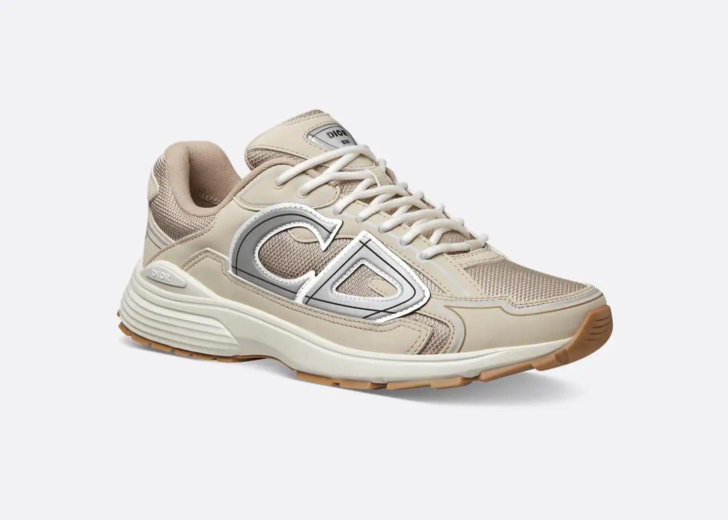 Cream B30 Countdown sneaker with technical mesh design.