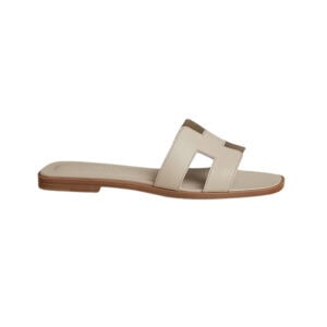 Hermes Oran Sandal Beige Nomade Calfskin Leather