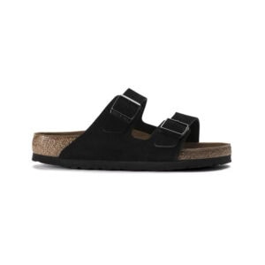 BIRKENSTOCK Arizona Soft Footbed Suede Leather Black