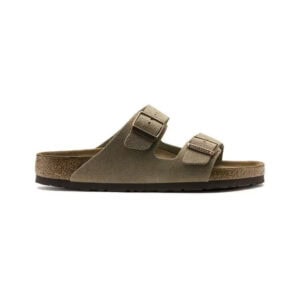 BIRKENSTOCK Arizona Soft Footbed Suede Leather Taupe