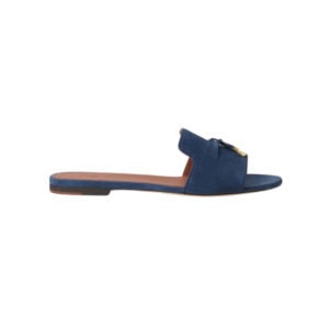 Loro Piana Summer Charms Sandal Suede Goatskin Ocean Cavern