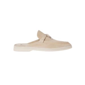 Loro Piana Charms Walk Babouche Loafer Suede Linen