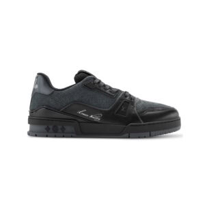 LV Trainer Sneaker Black Matte