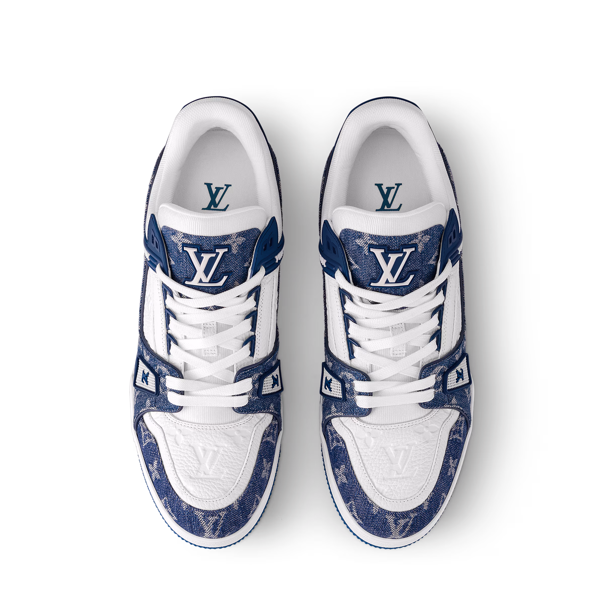 LV Trainer Sneaker Blue - Image 4