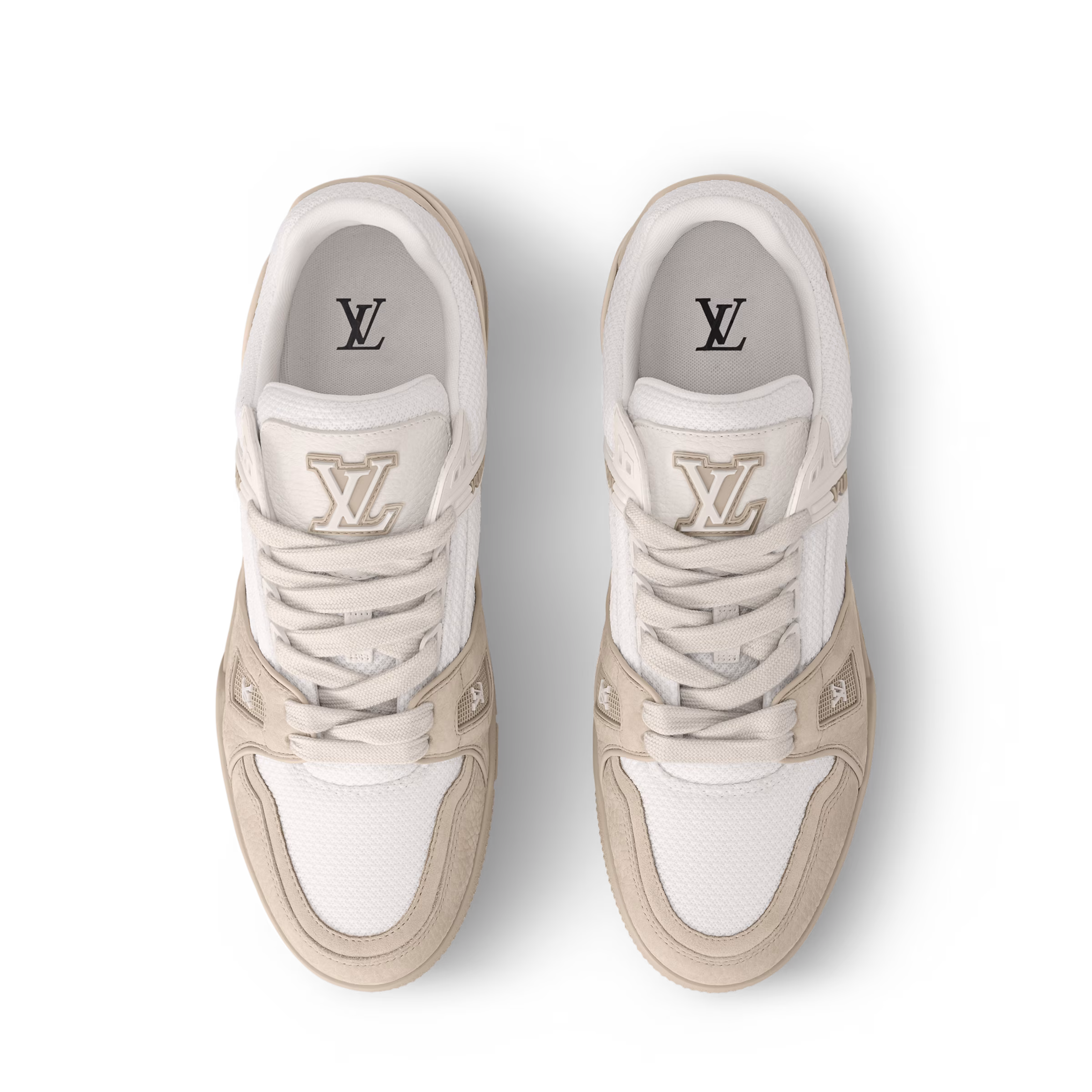LV Trainer Sneaker Biege - Image 4