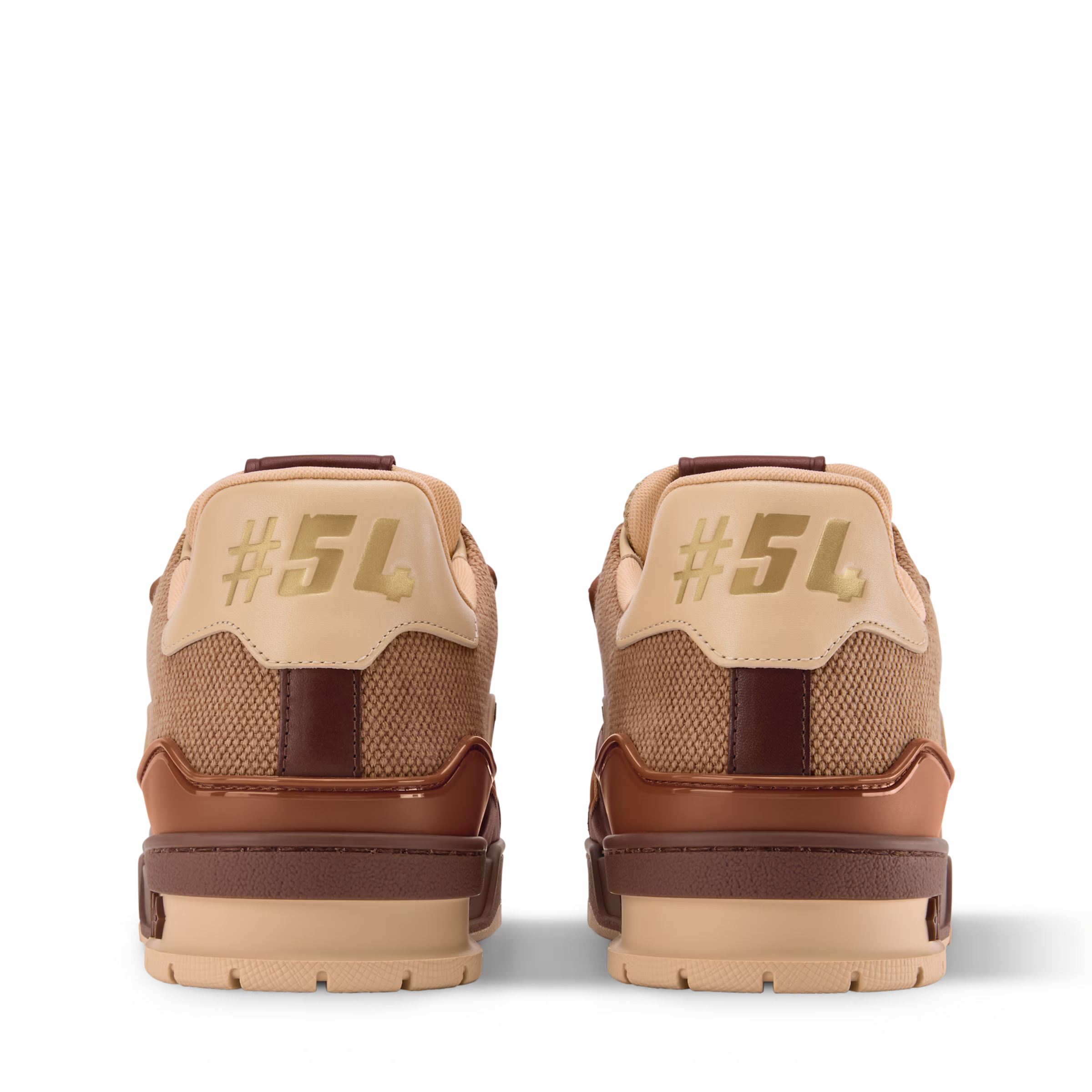 LV Trainer Sneaker Brown/Gold - Image 5