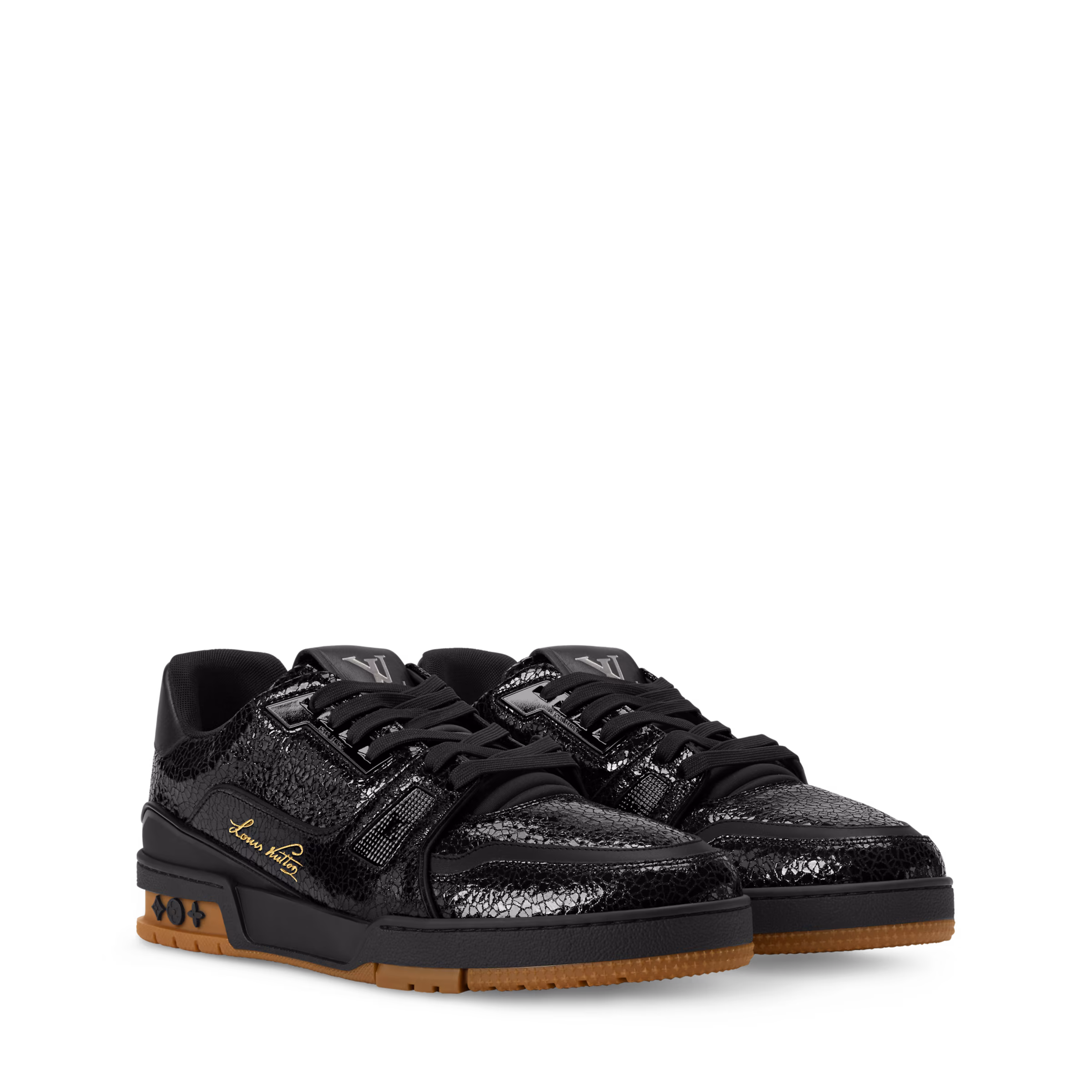 LV Trainer Sneaker Black Verneh - Image 3