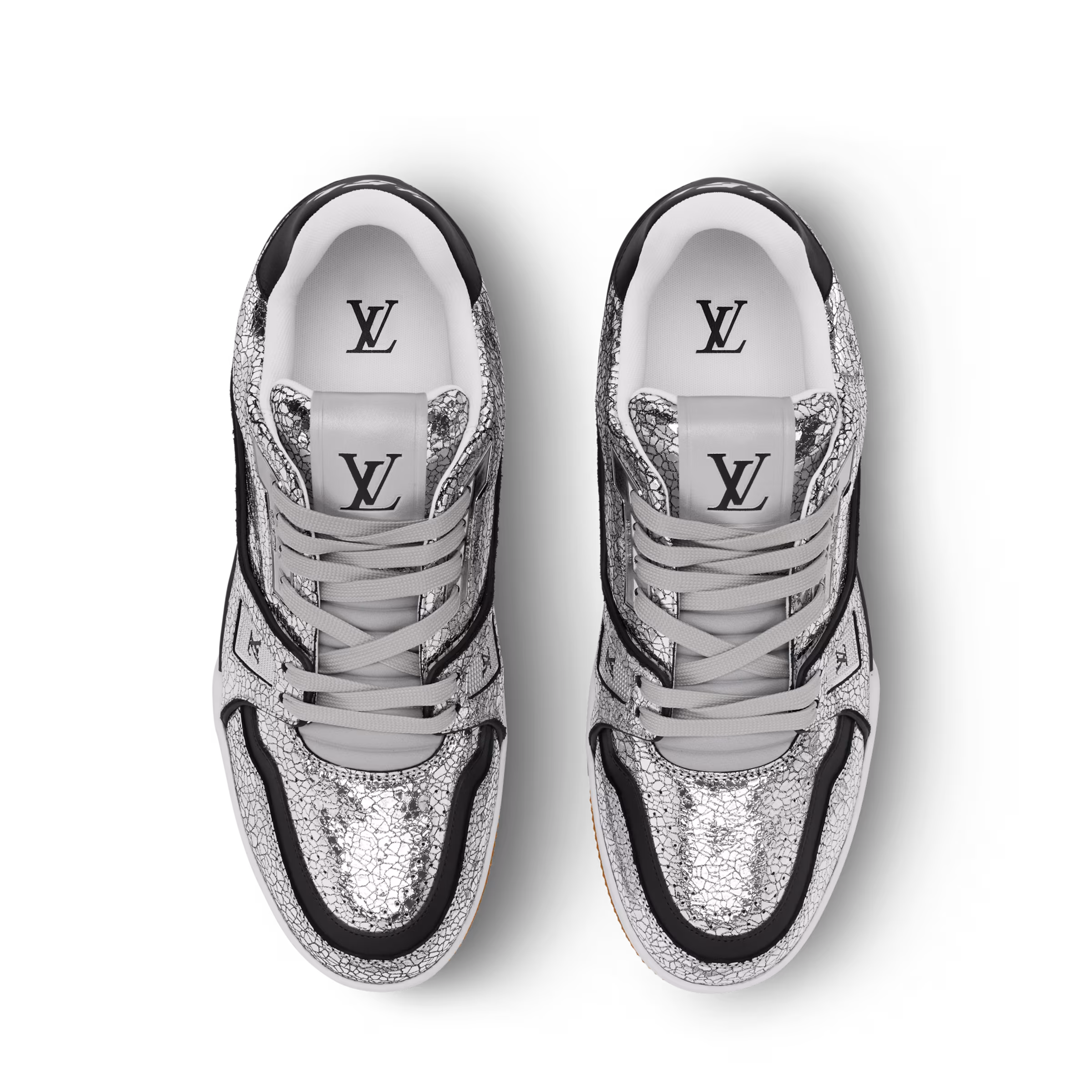 LV Trainer Sneaker Silver - Image 4
