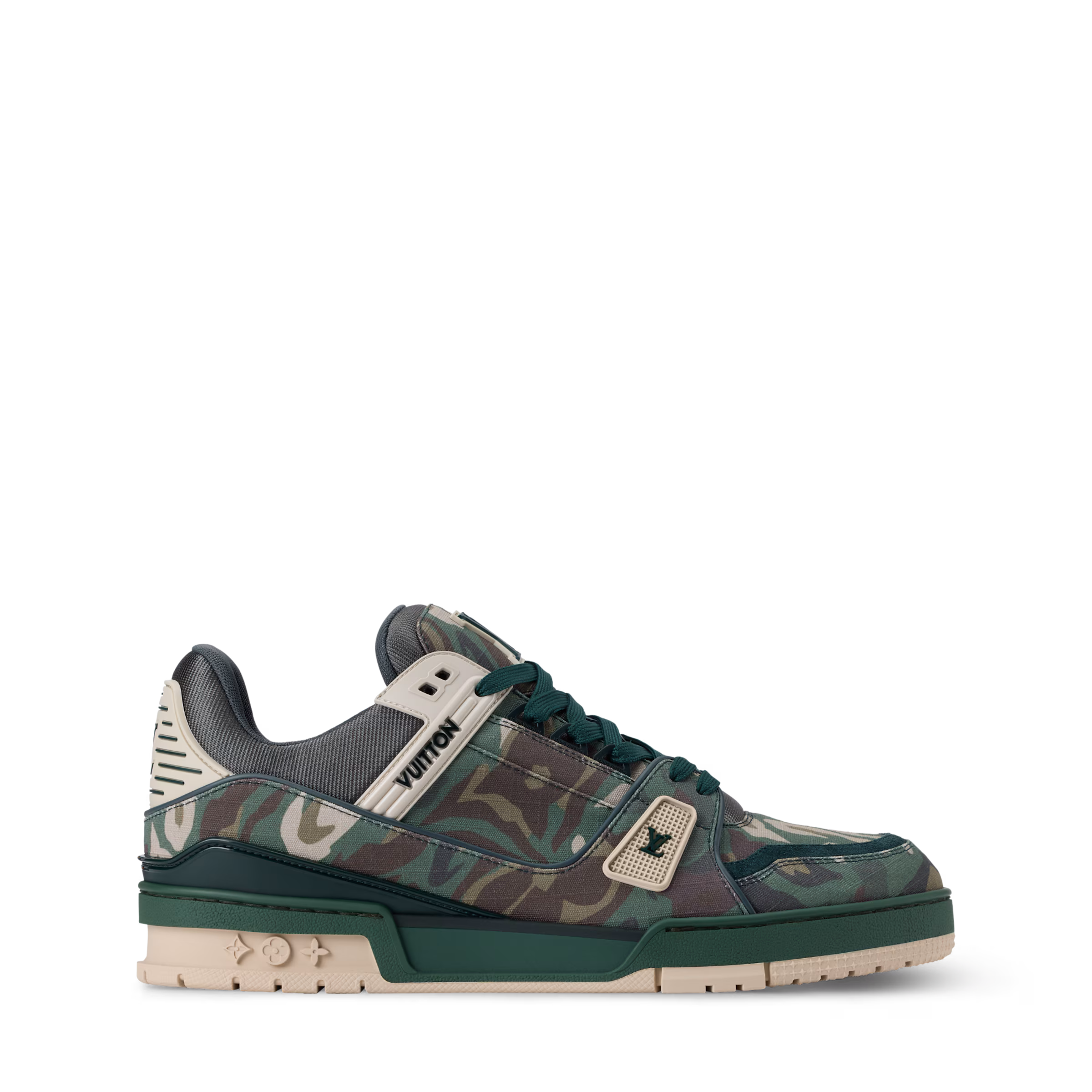 LV Trainer Sneaker Green Camo - Image 2