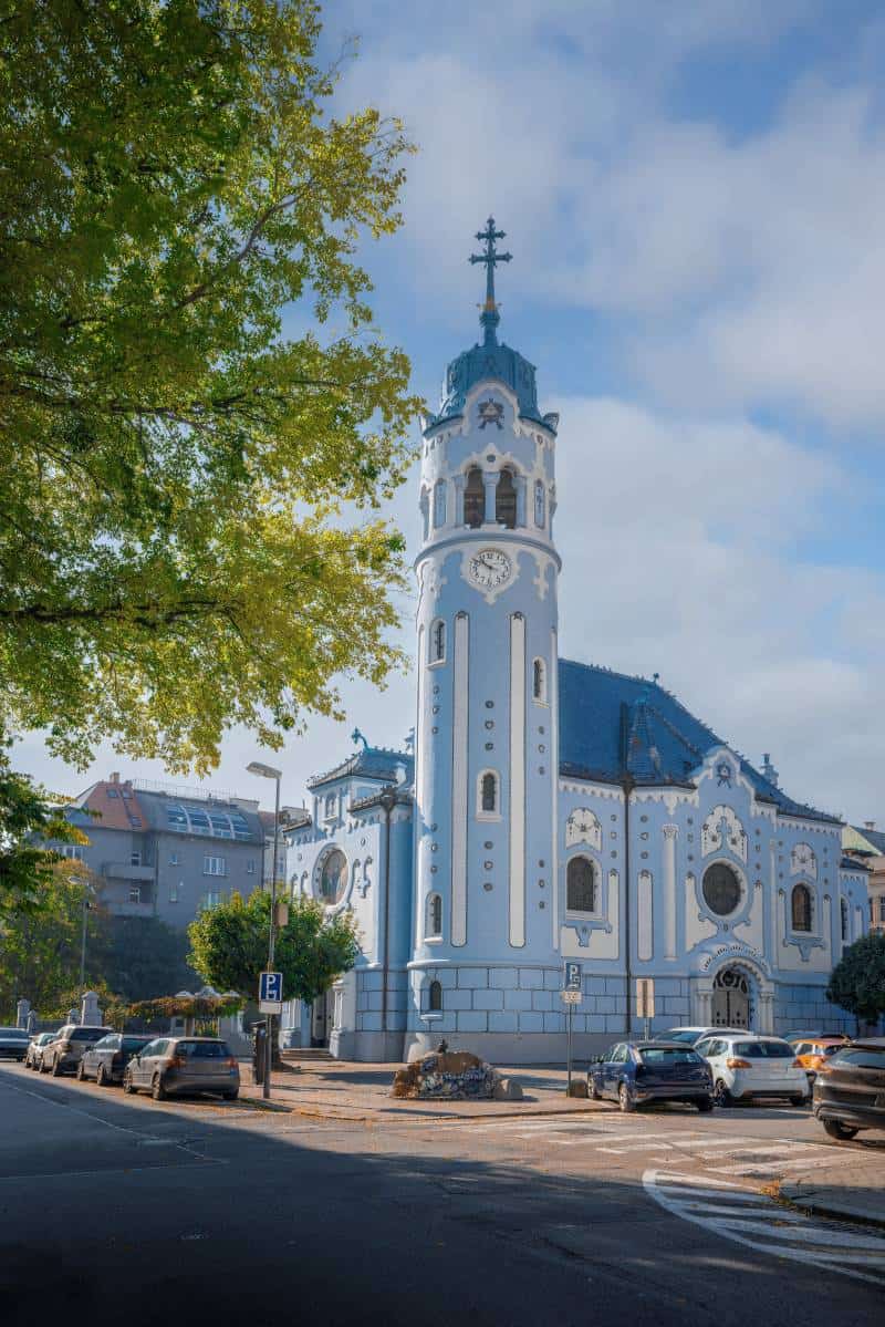 blue church