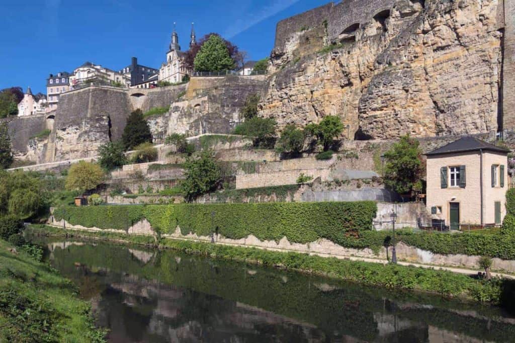 city walls in luxembourg city