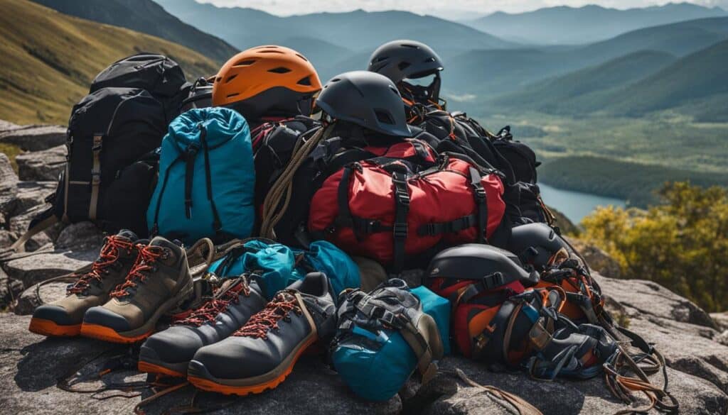 adventure sports gear