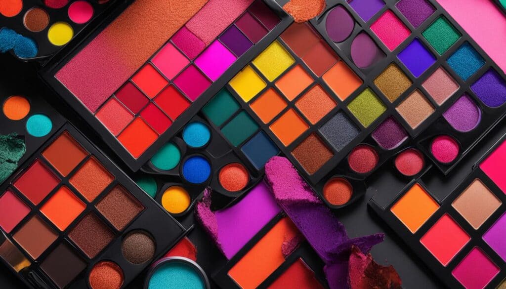 bright eyeshadow